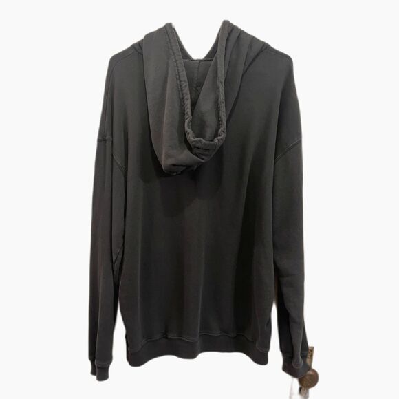 The Great. Man Gray Long Sleeve Pullover Hoodie Top  Mens Size 2 - Picture 6 of 10